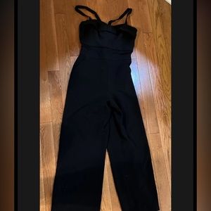 Women’s One Piece BLACK JUMPSUIT Dressy/Business/ Dress Up Or Down Large